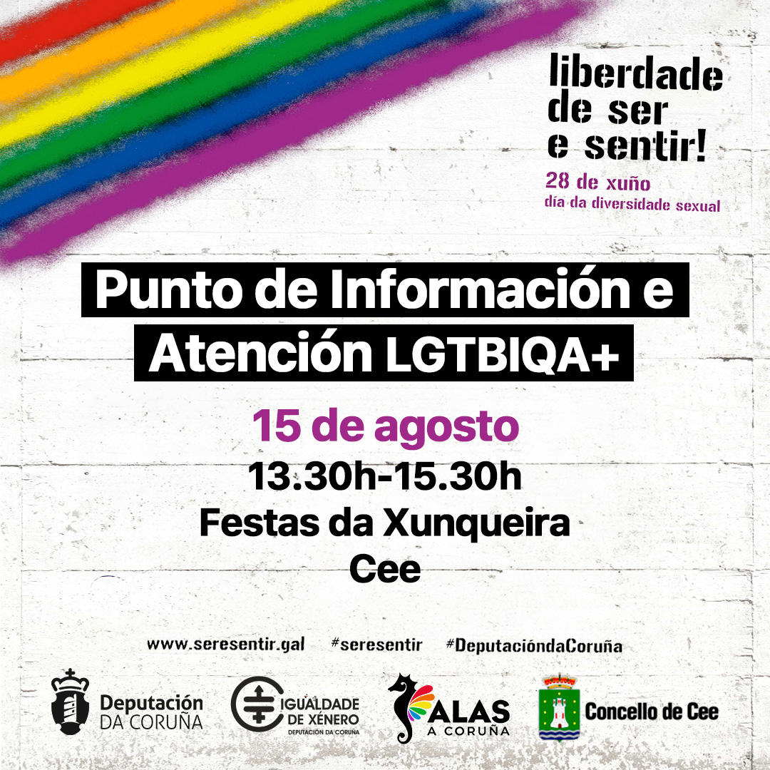 Punto de información e atención LGTBIQA+ nas Festas da Xunqueira