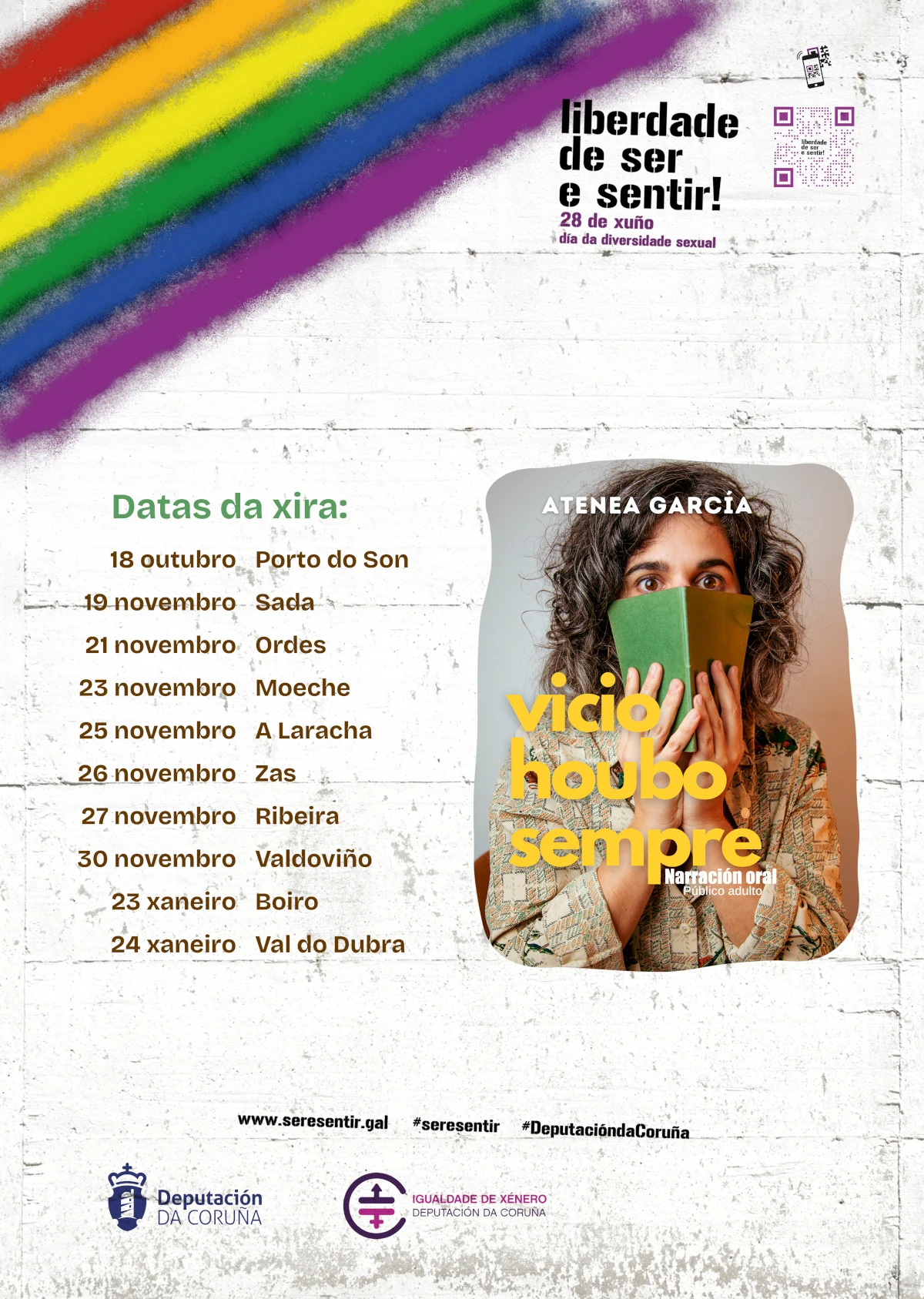 cartel de Vicio houbo sempre coas datas da xira