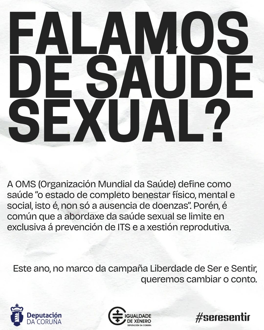 Falamos de saúde sexual?